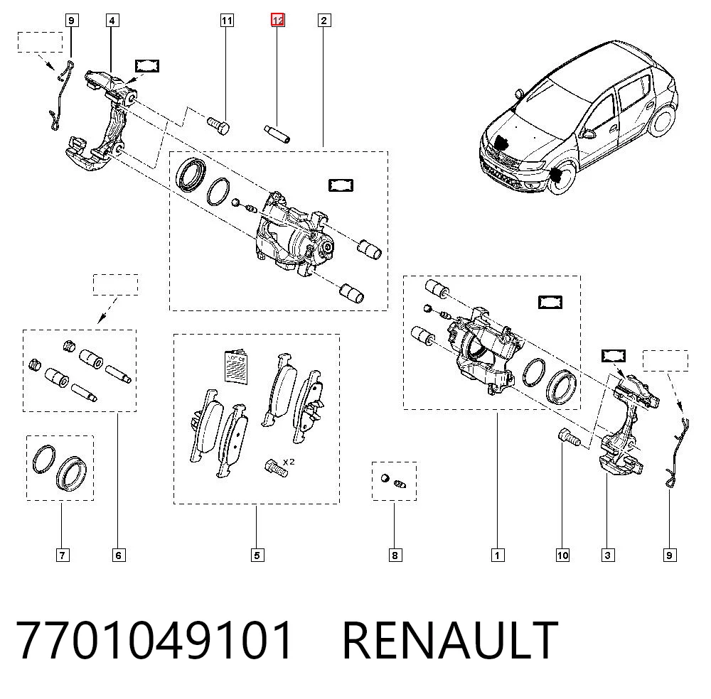 7701049101 Renault (RVI)