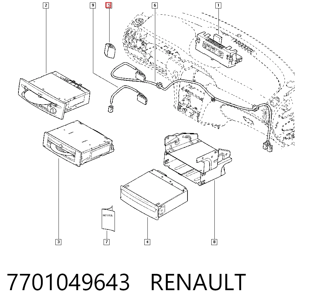 7701049643 Renault (RVI)