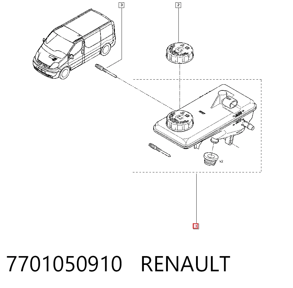 7701050910 Renault (RVI)