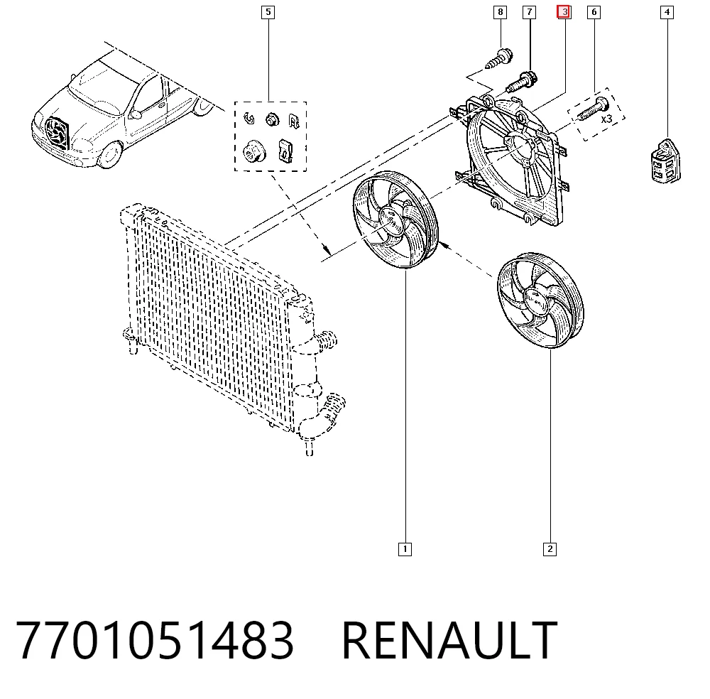 7701051483 Renault (RVI)