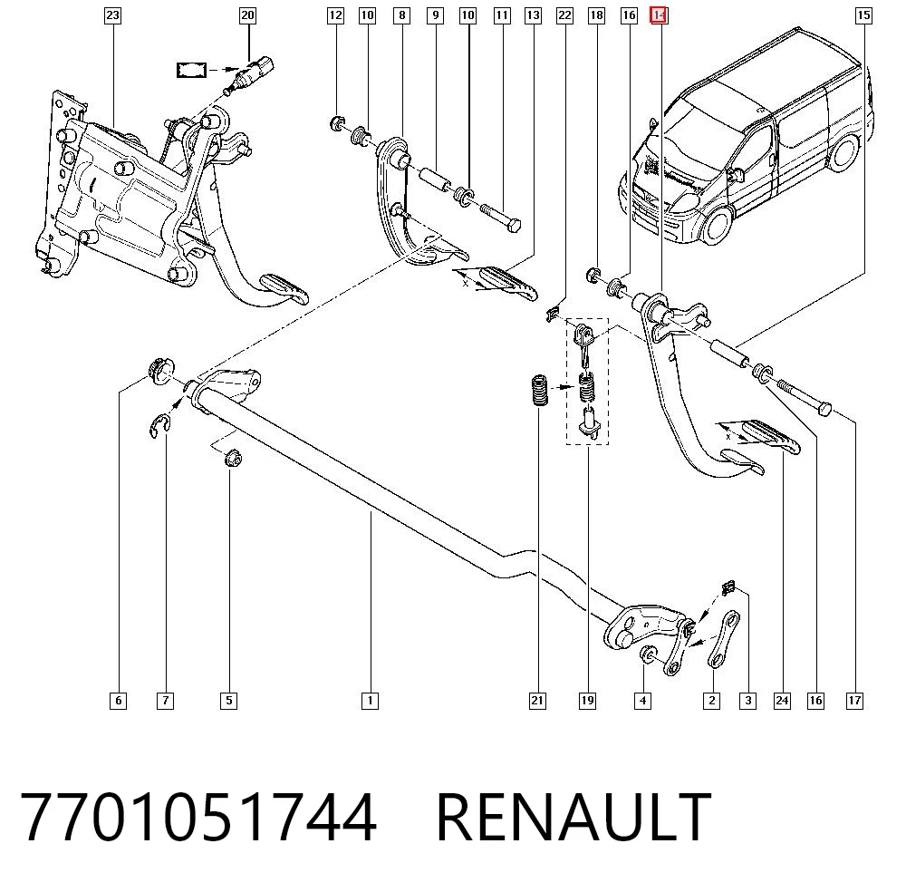 7701051744 Renault (RVI)
