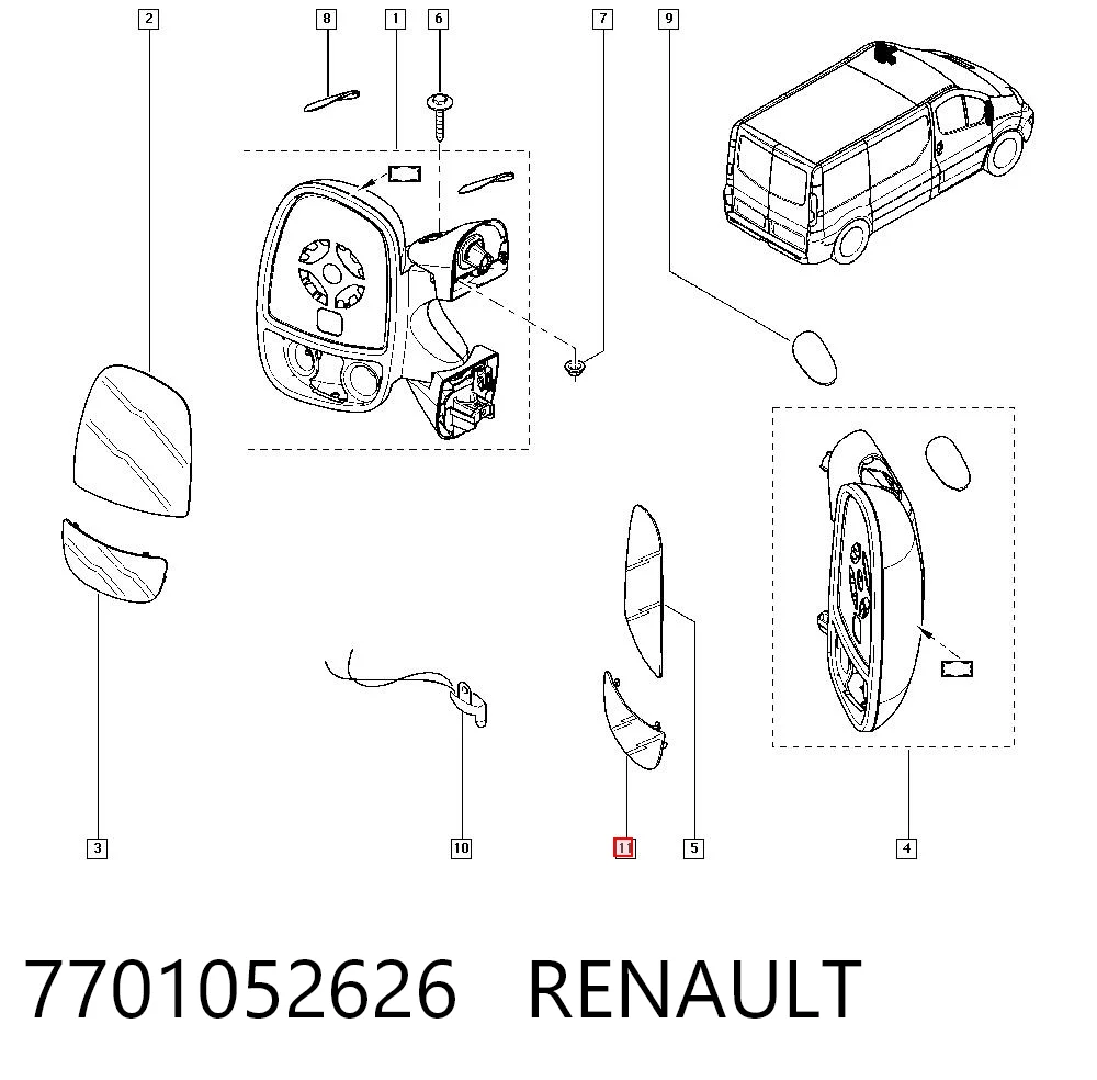 7701052626 Renault (RVI)