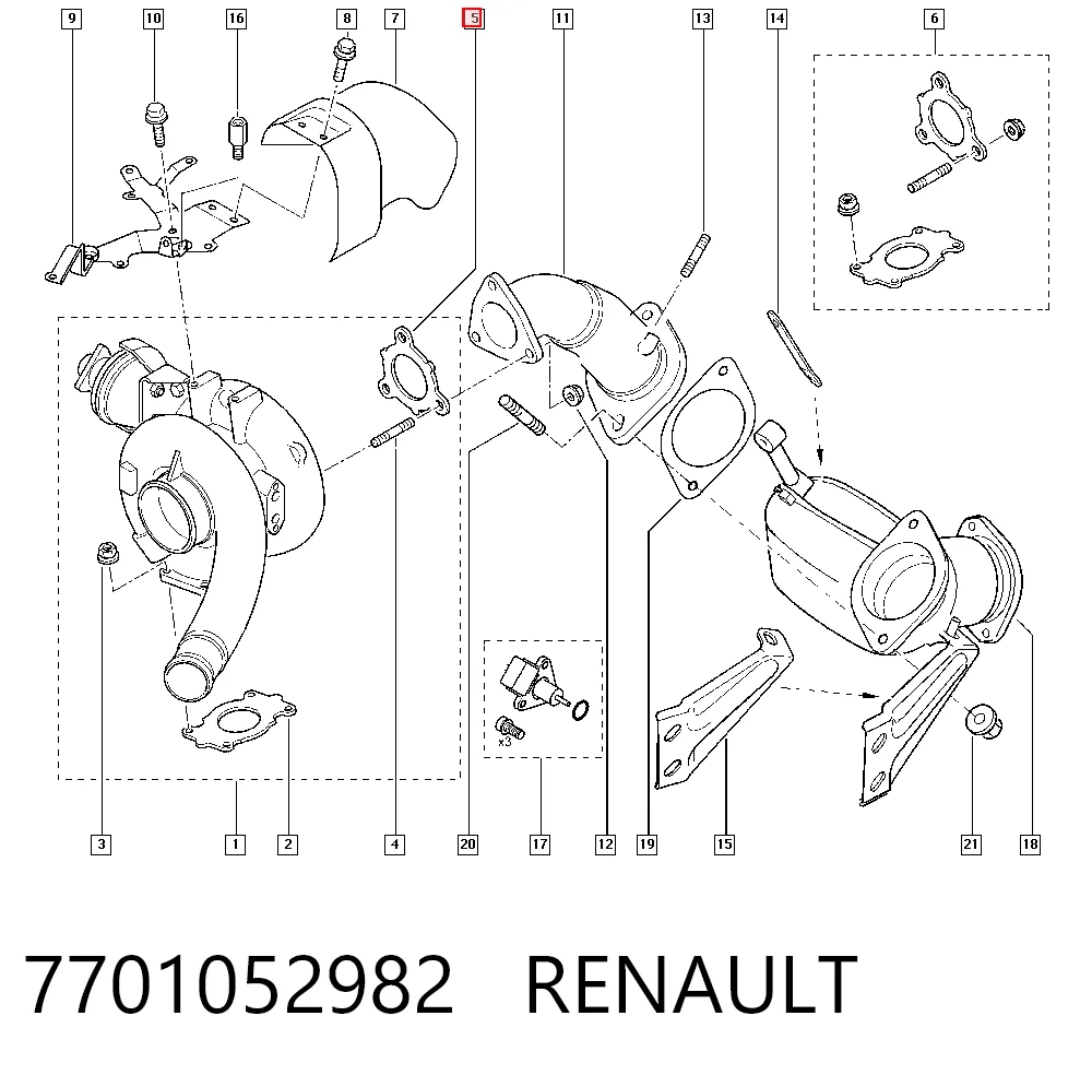 7701052982 Renault (RVI)