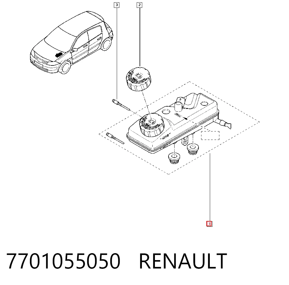 7701055050 Renault (RVI)