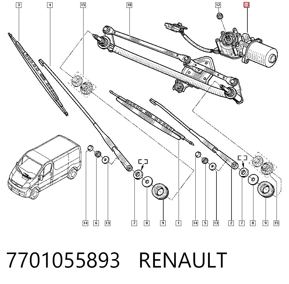 7701055893 Renault (RVI)