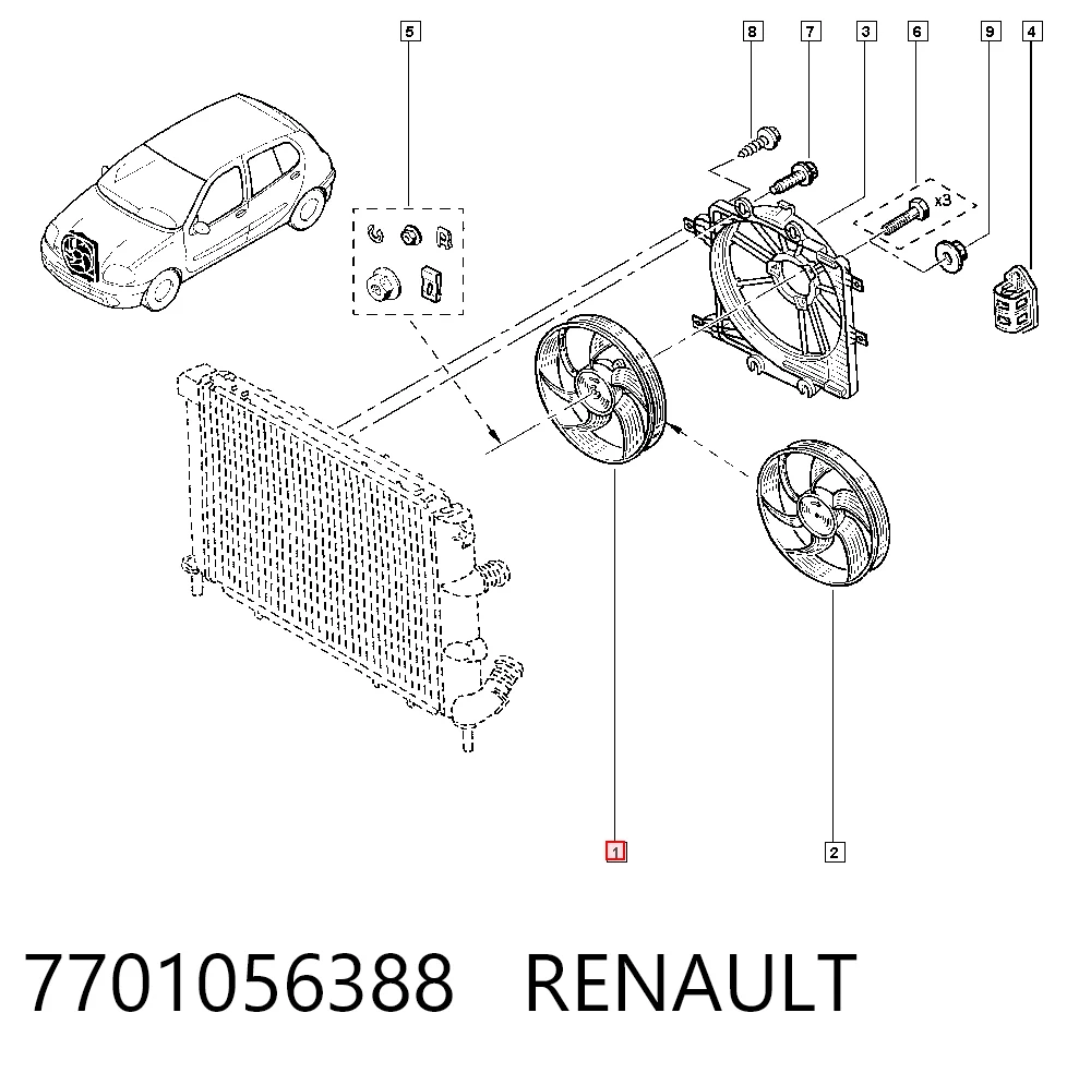 7701056388 Renault (RVI)
