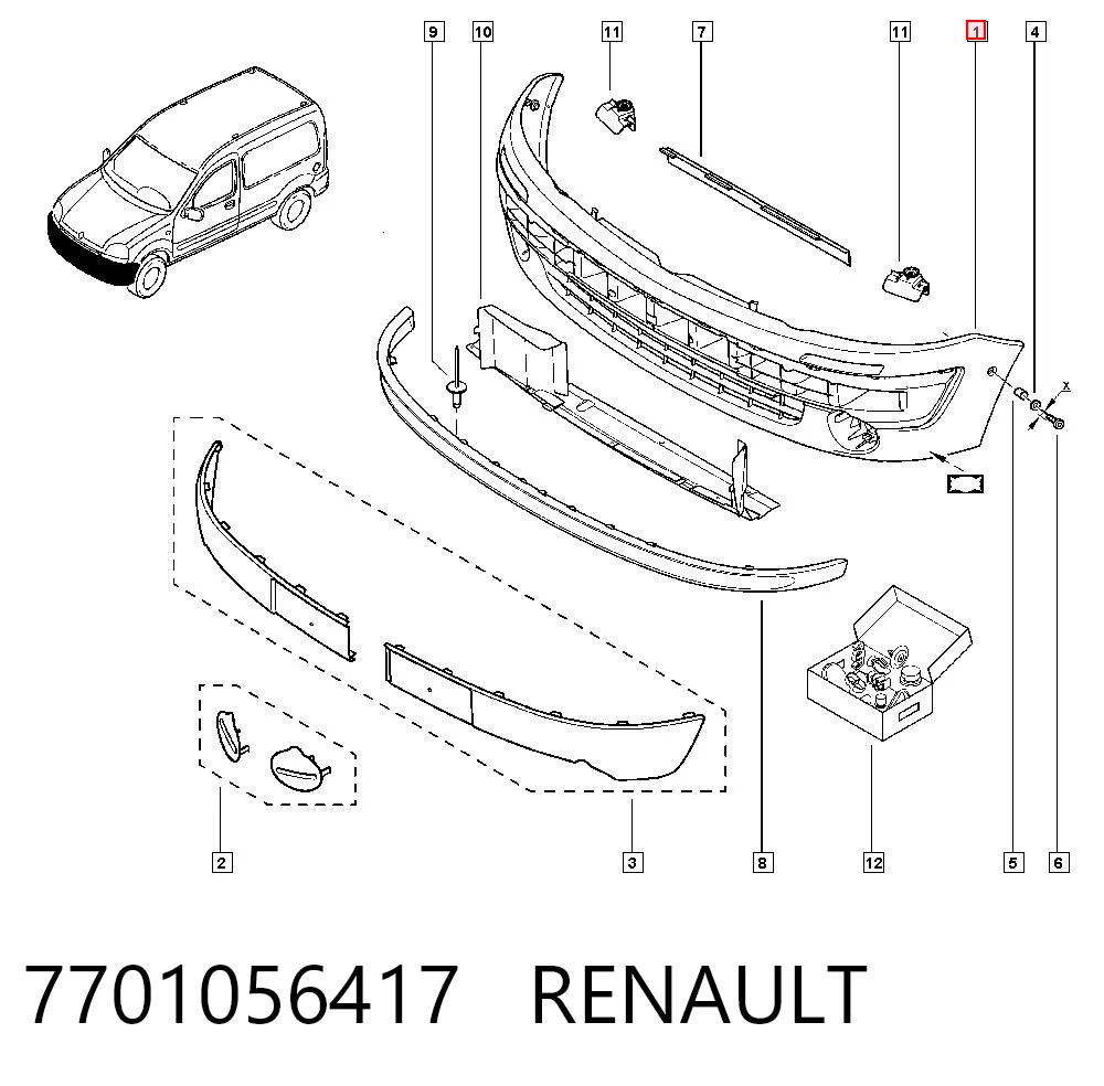 7701056417 Renault (RVI)