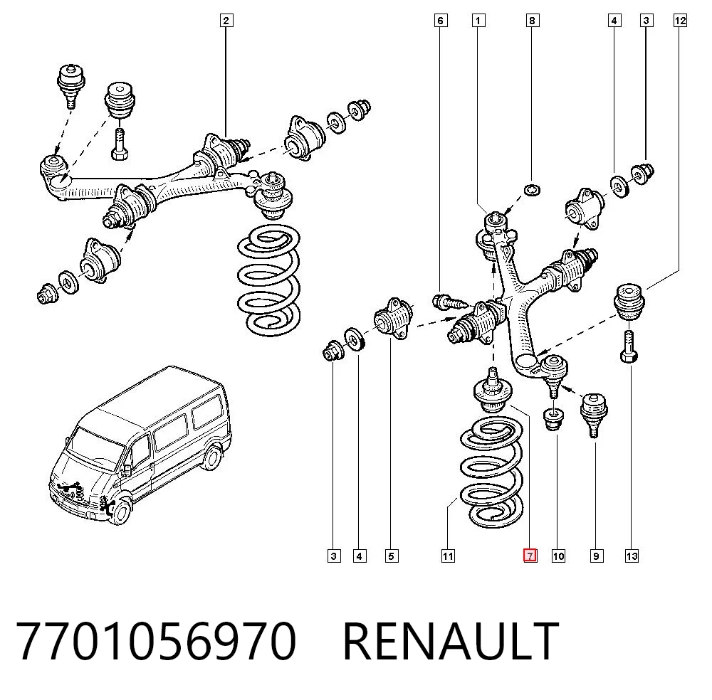 7701056970 Renault (RVI)