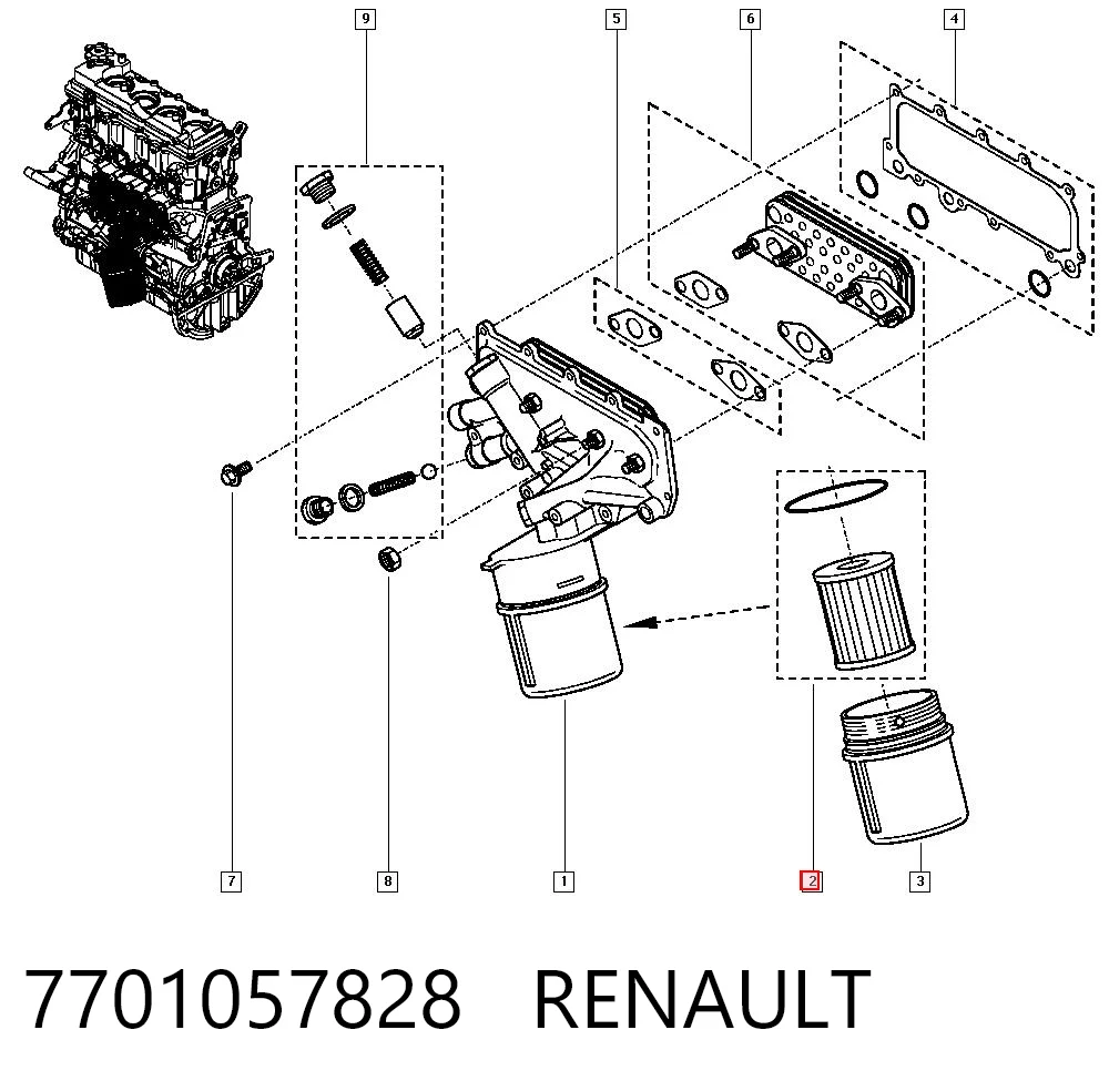 7701057828 Renault (RVI)