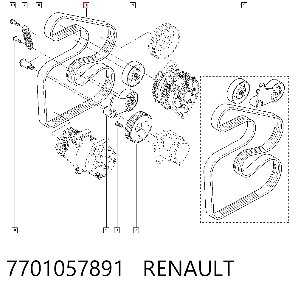 7701057891 Renault (RVI)