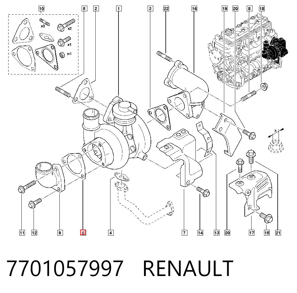 7701057997 Renault (RVI)