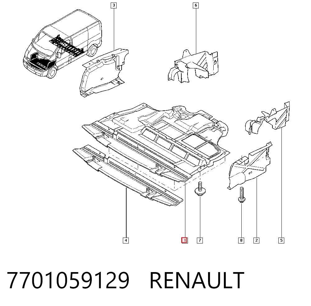 7701059129 Renault (RVI)