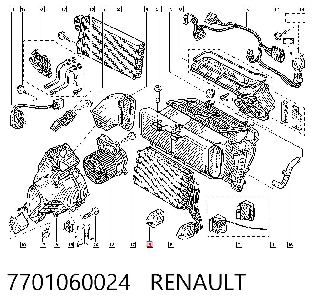 7701060024 Renault (RVI)