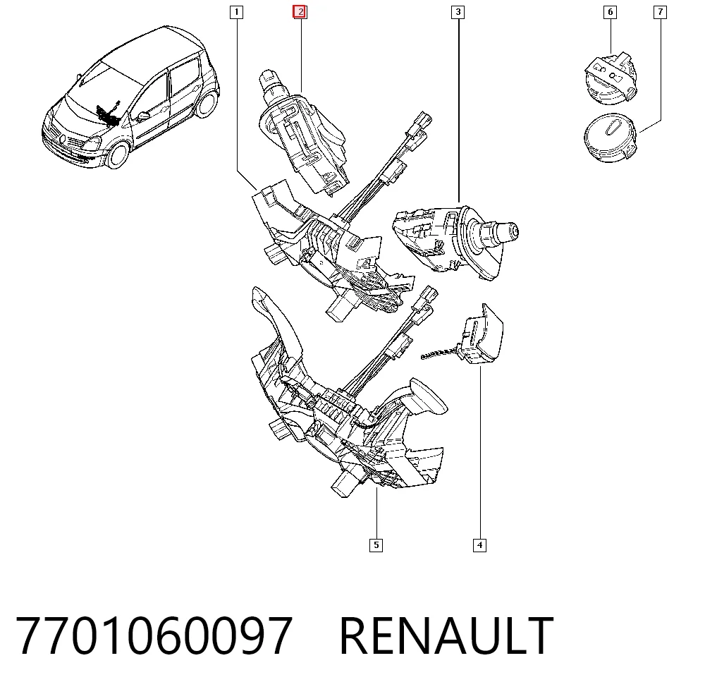 7701060097 Renault (RVI)