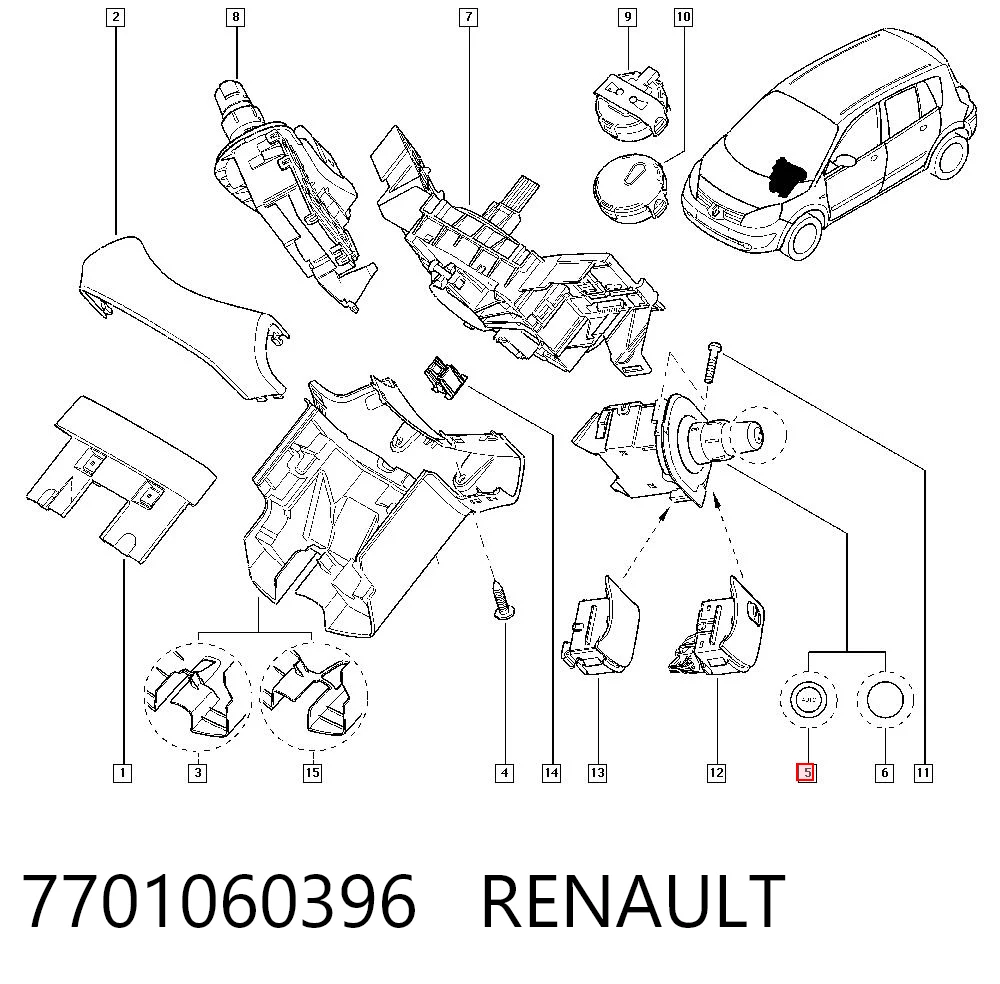 7701060396 Renault (RVI)