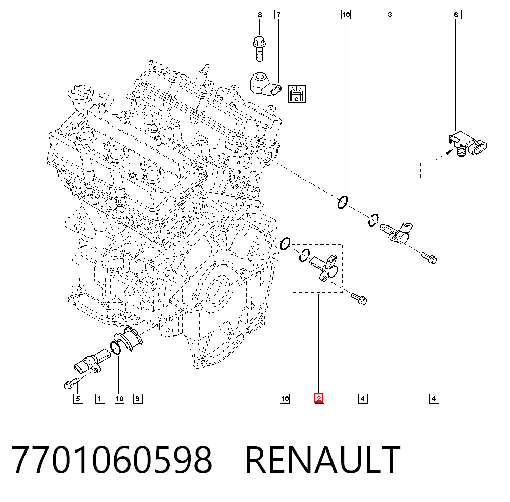 7701060598 Renault (RVI)