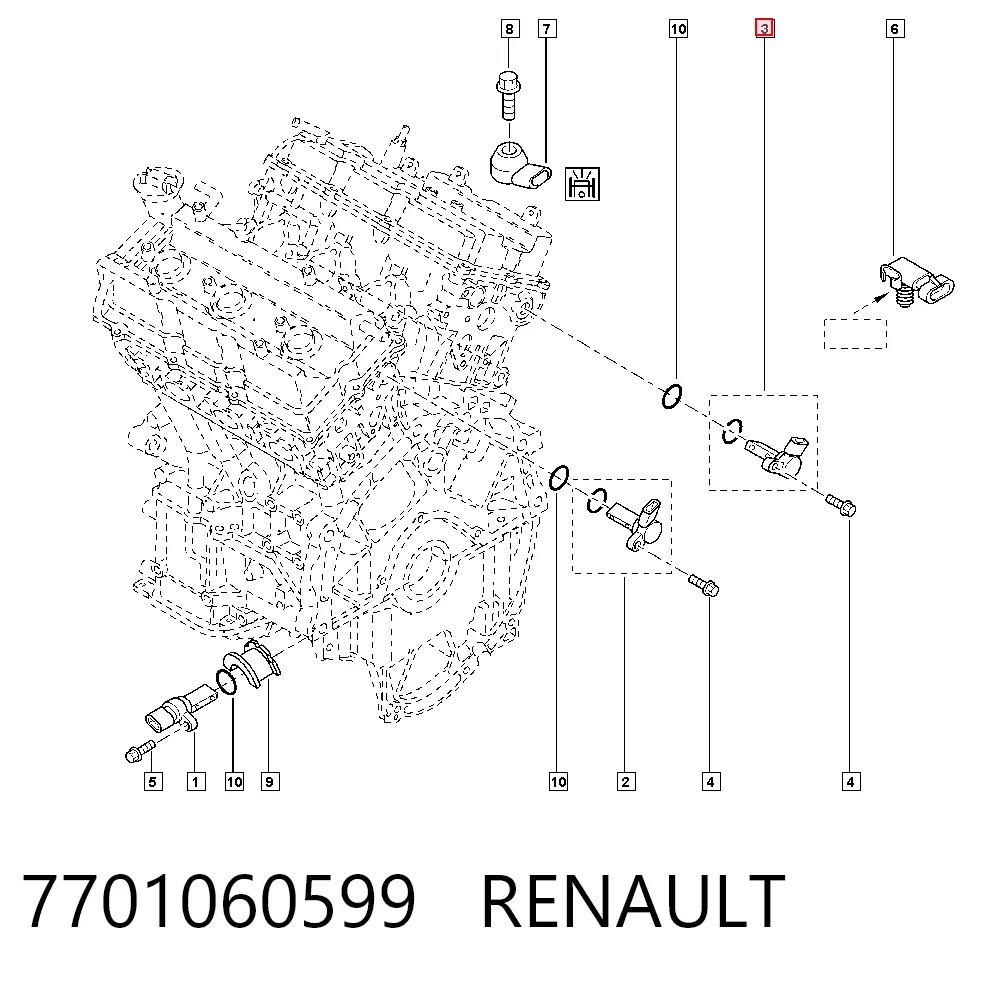 7701060599 Renault (RVI)