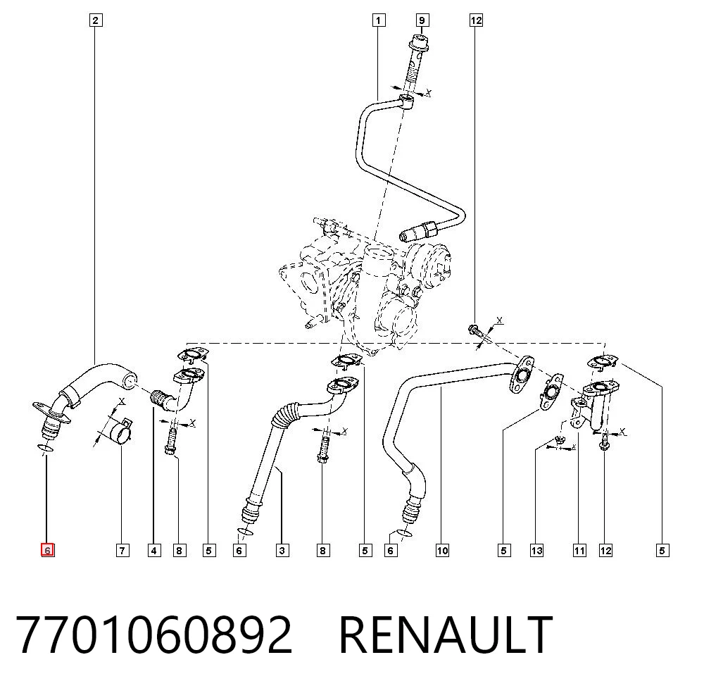 7701060892 Renault (RVI)