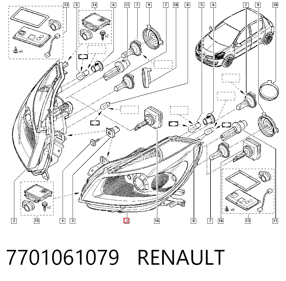 7701061079 Renault (RVI)