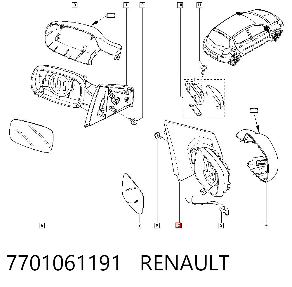 7701061191 Renault (RVI)