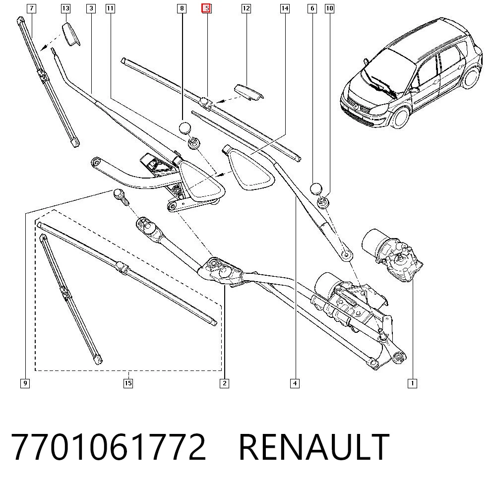 Limpiaparabrisas delanteras Renault Scenic II (JM0, JM1)