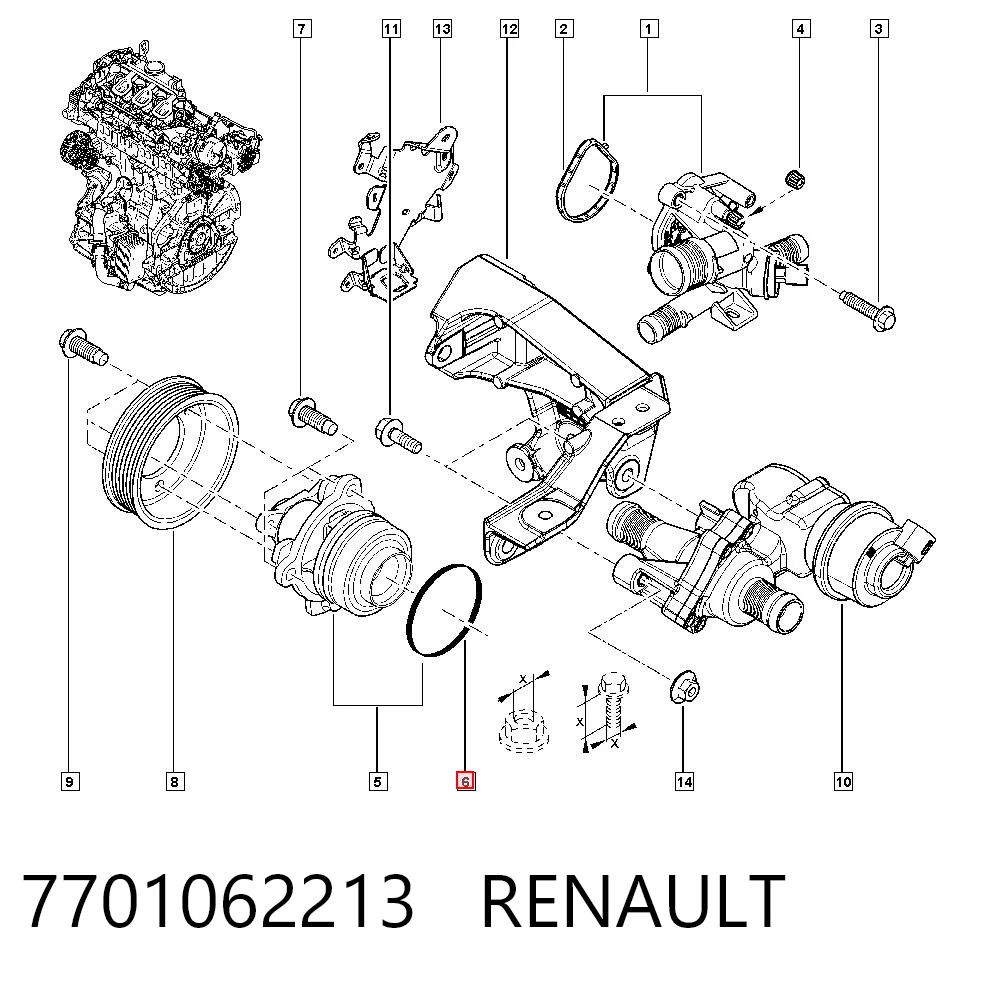 7701062213 Renault (RVI)