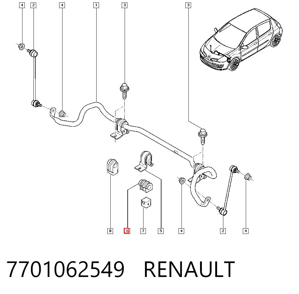 7701062549 Renault (RVI)