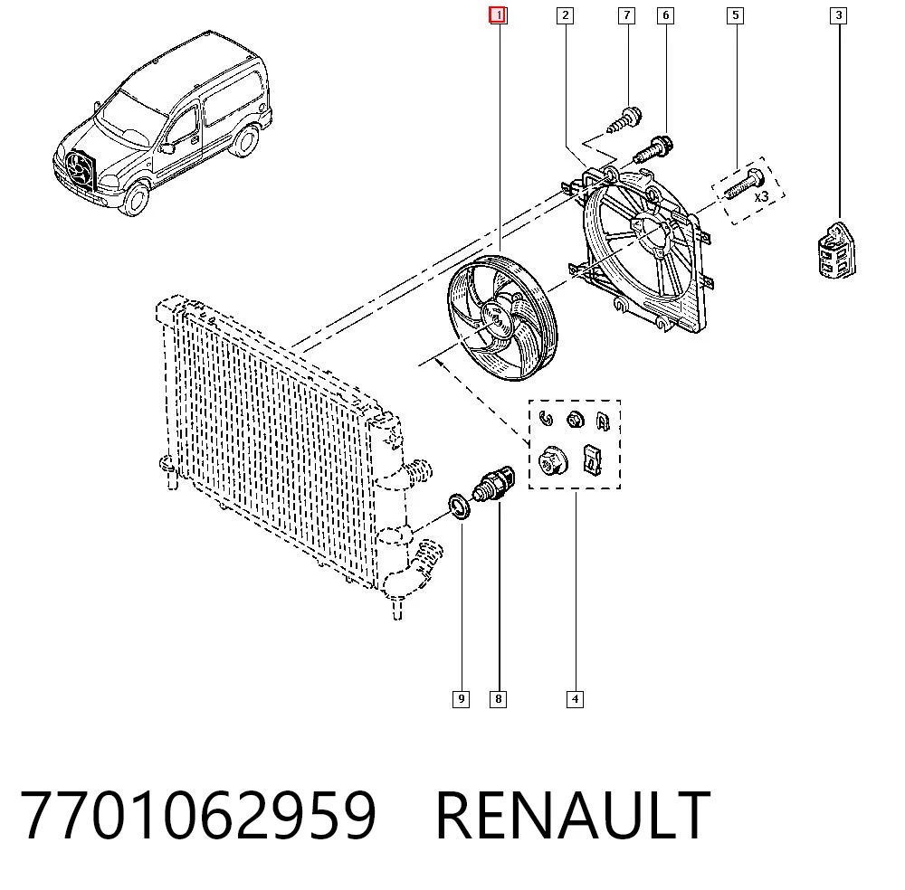 7701062959 Renault (RVI)