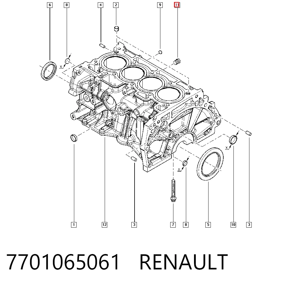 7701065061 Renault (RVI)