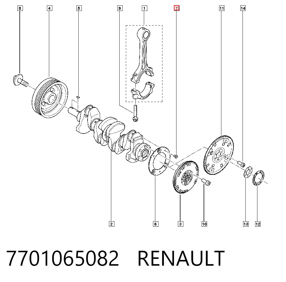 7701065082 Renault (RVI)