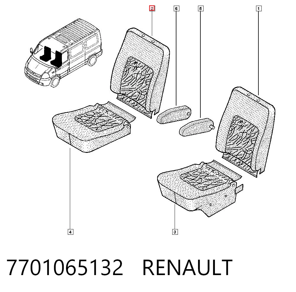 7701065132 Renault (RVI)