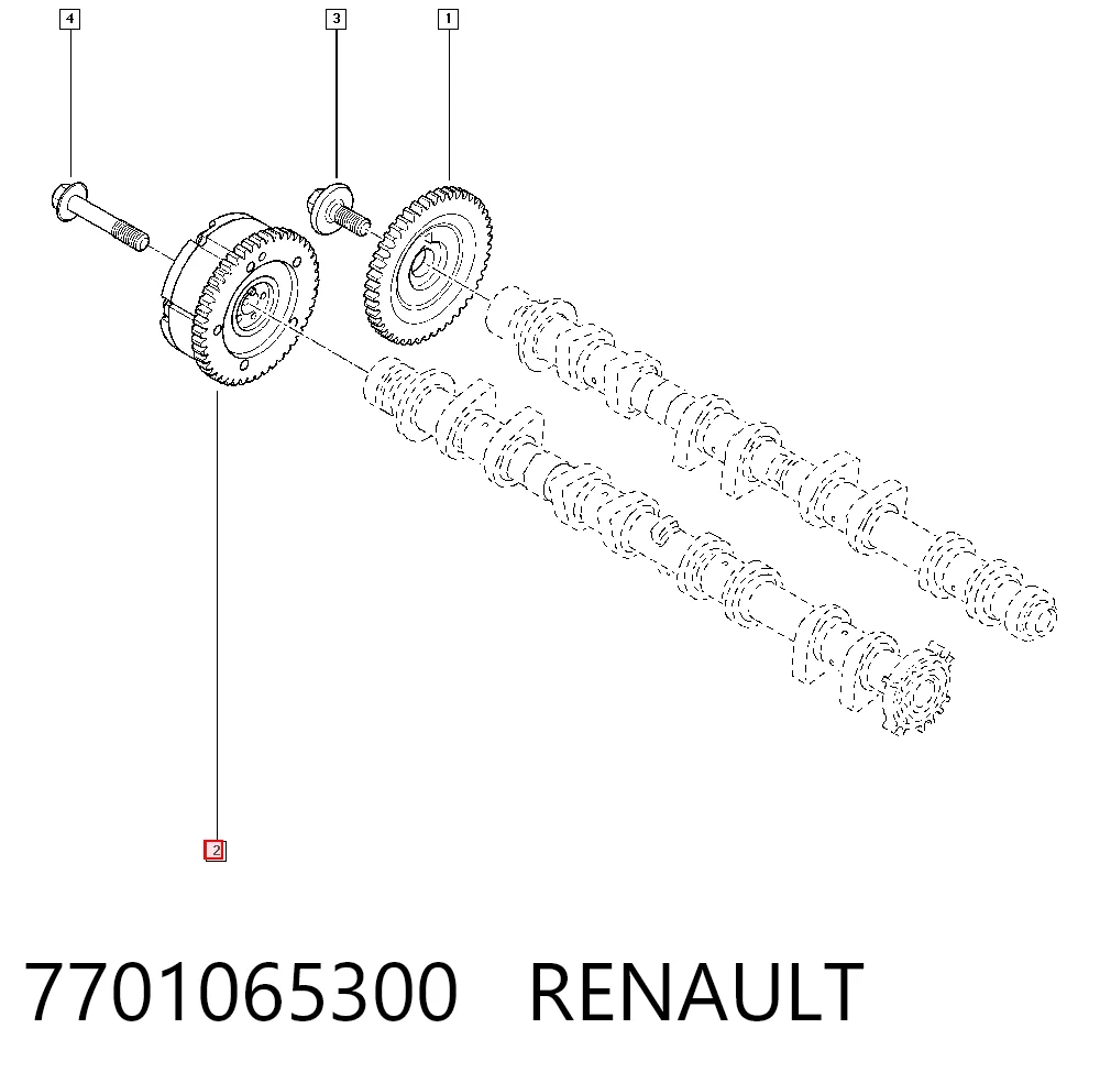 Piñón cadena distribución para Nissan Tiida  (C11X)