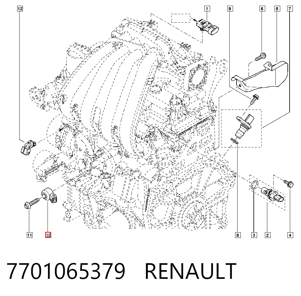 Sensor de detonación Nissan Altima  (2001-2006)