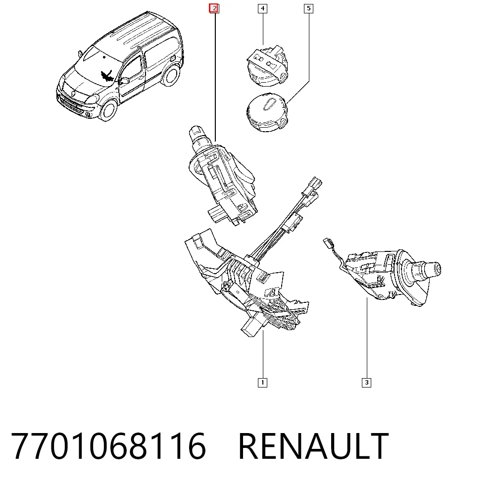 7701068116 Renault (RVI)