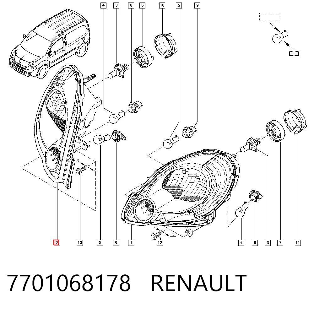 7701068178 Renault (RVI)