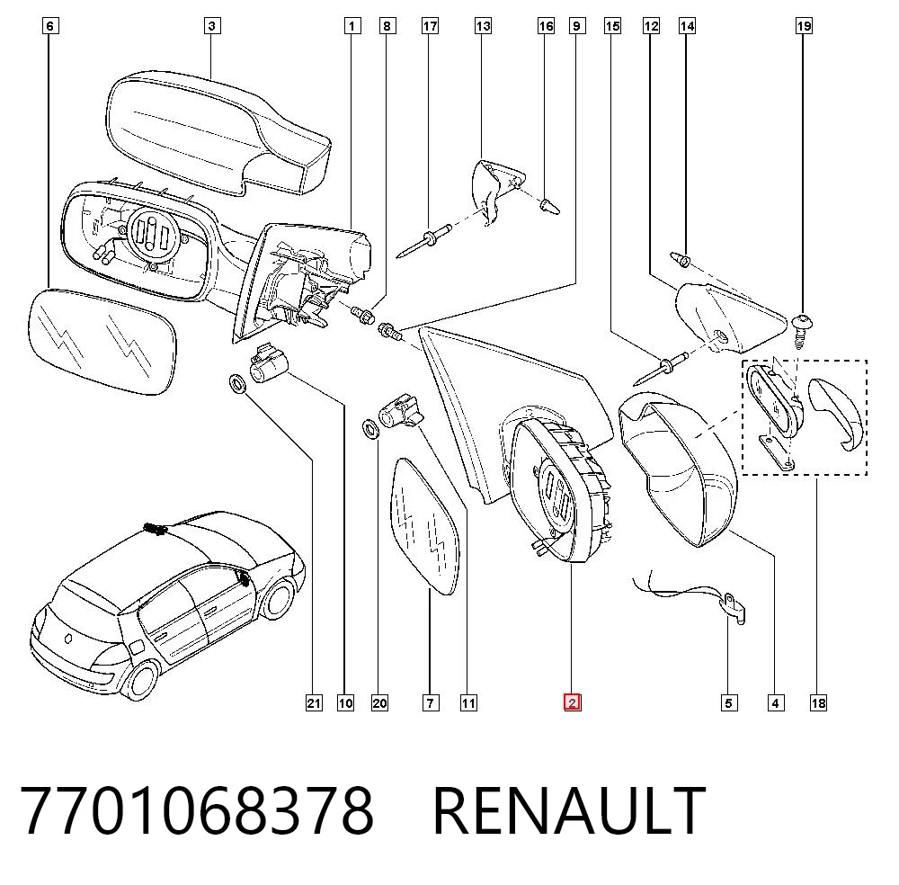 7701068378 Renault (RVI)