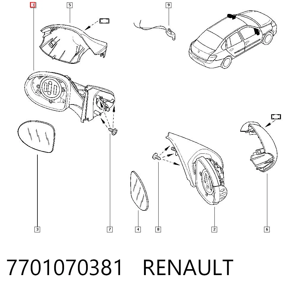 7701070381 Renault (RVI)