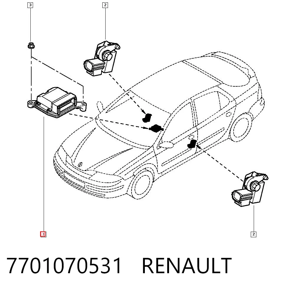 7701070531 Renault (RVI)