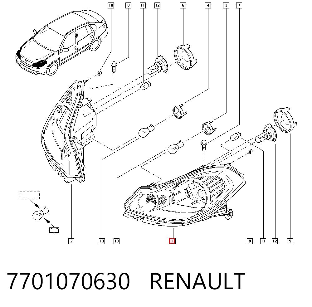 7701070630 Renault (RVI)