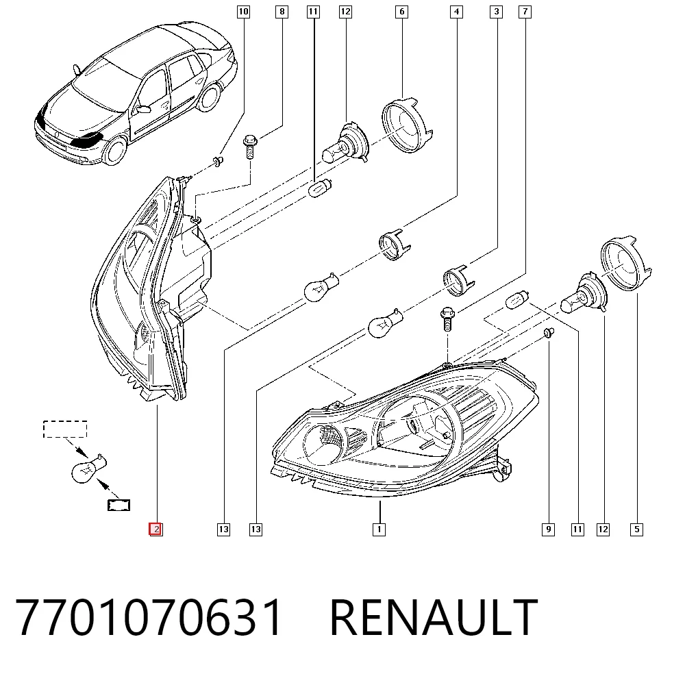 7701070631 Renault (RVI)
