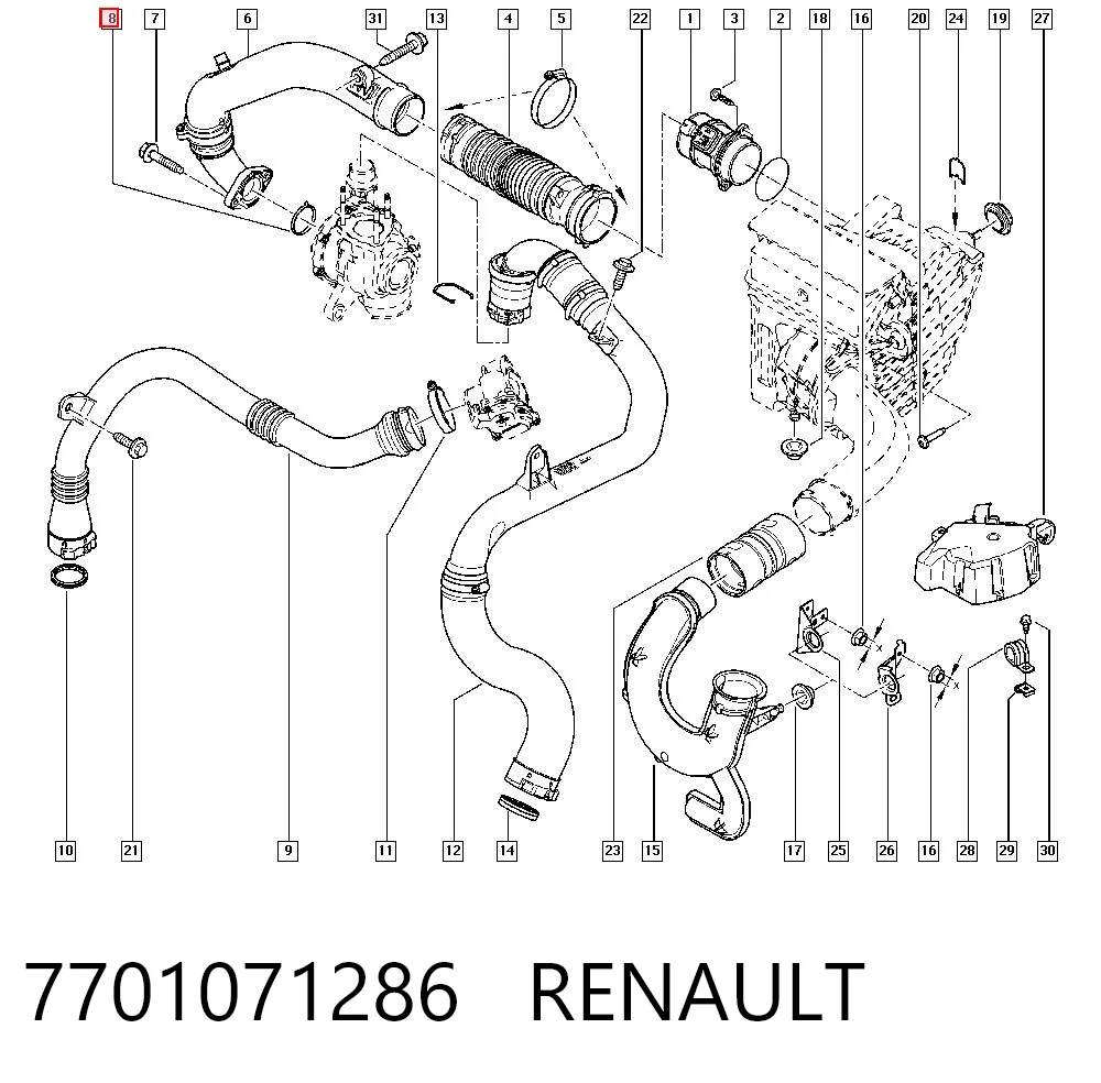 7701071286 Renault (RVI)