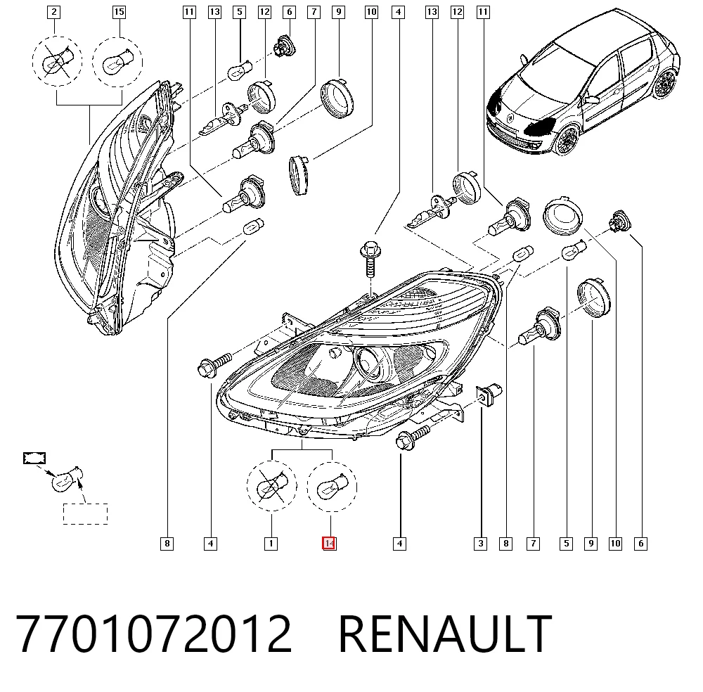 7701072012 Renault (RVI)