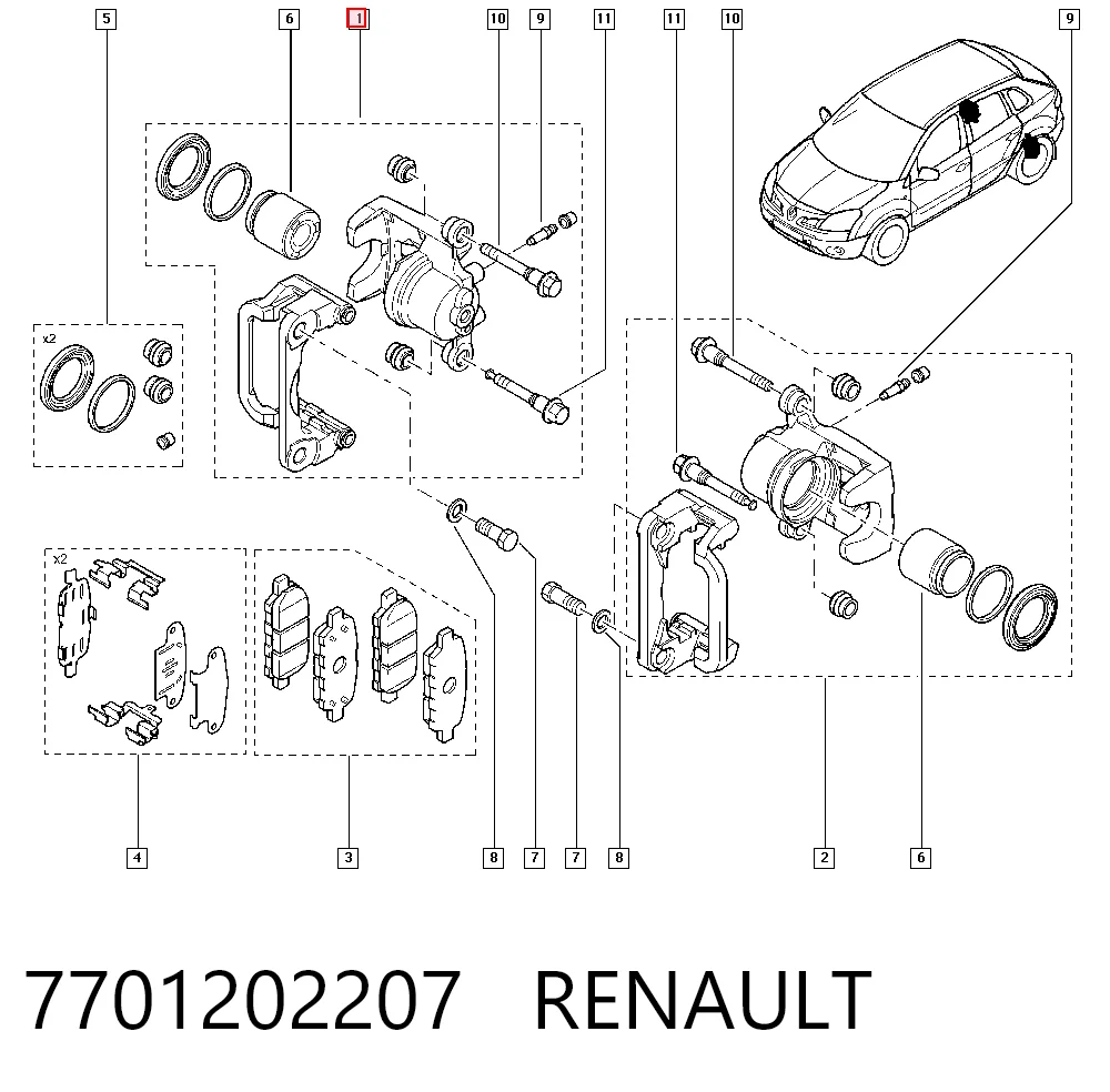 7701202207 Renault (RVI)