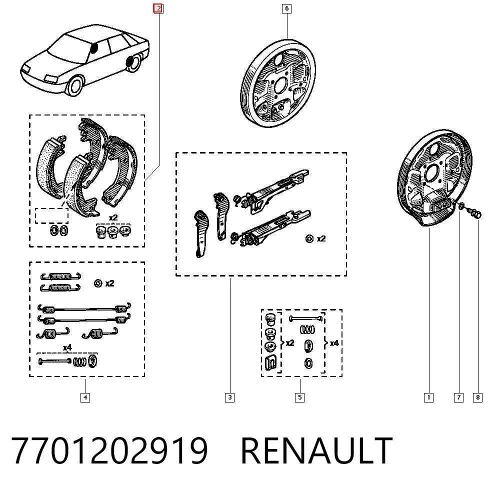 7701202919 Renault (RVI)