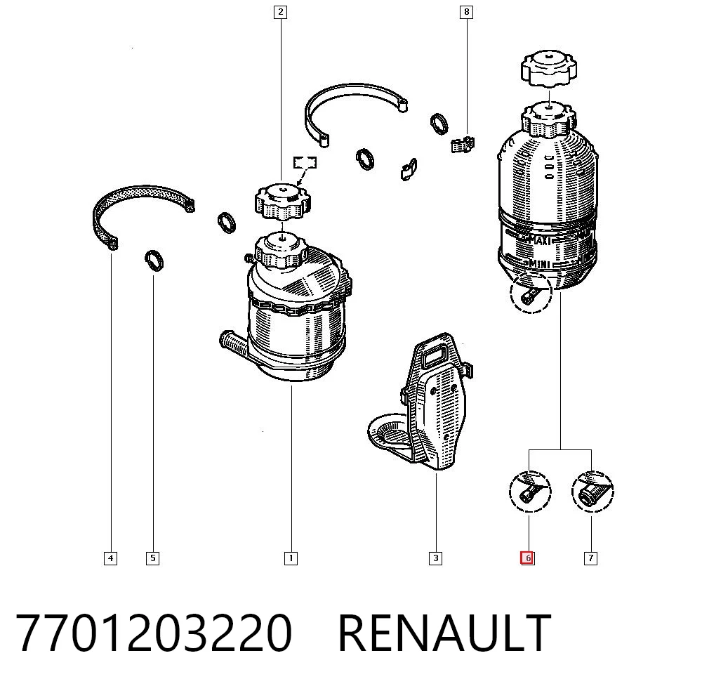  Vaso de expansión Renault 19 2