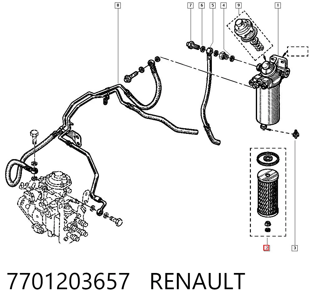 7701203657 Renault (RVI)