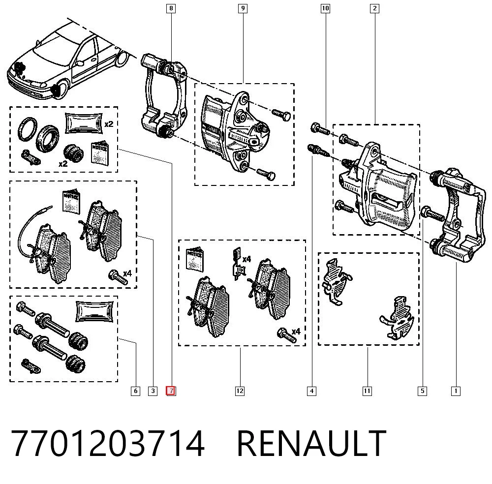 7701203714 Renault (RVI)
