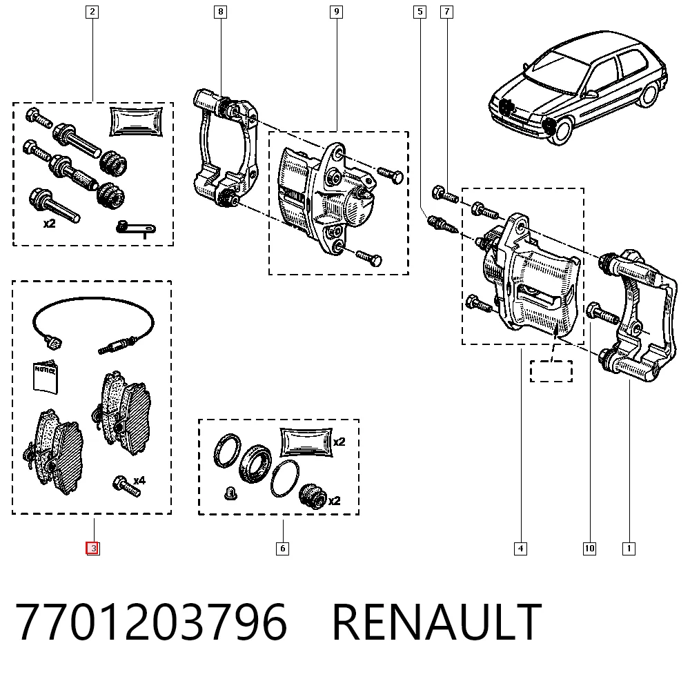 7701203796 Renault (RVI)