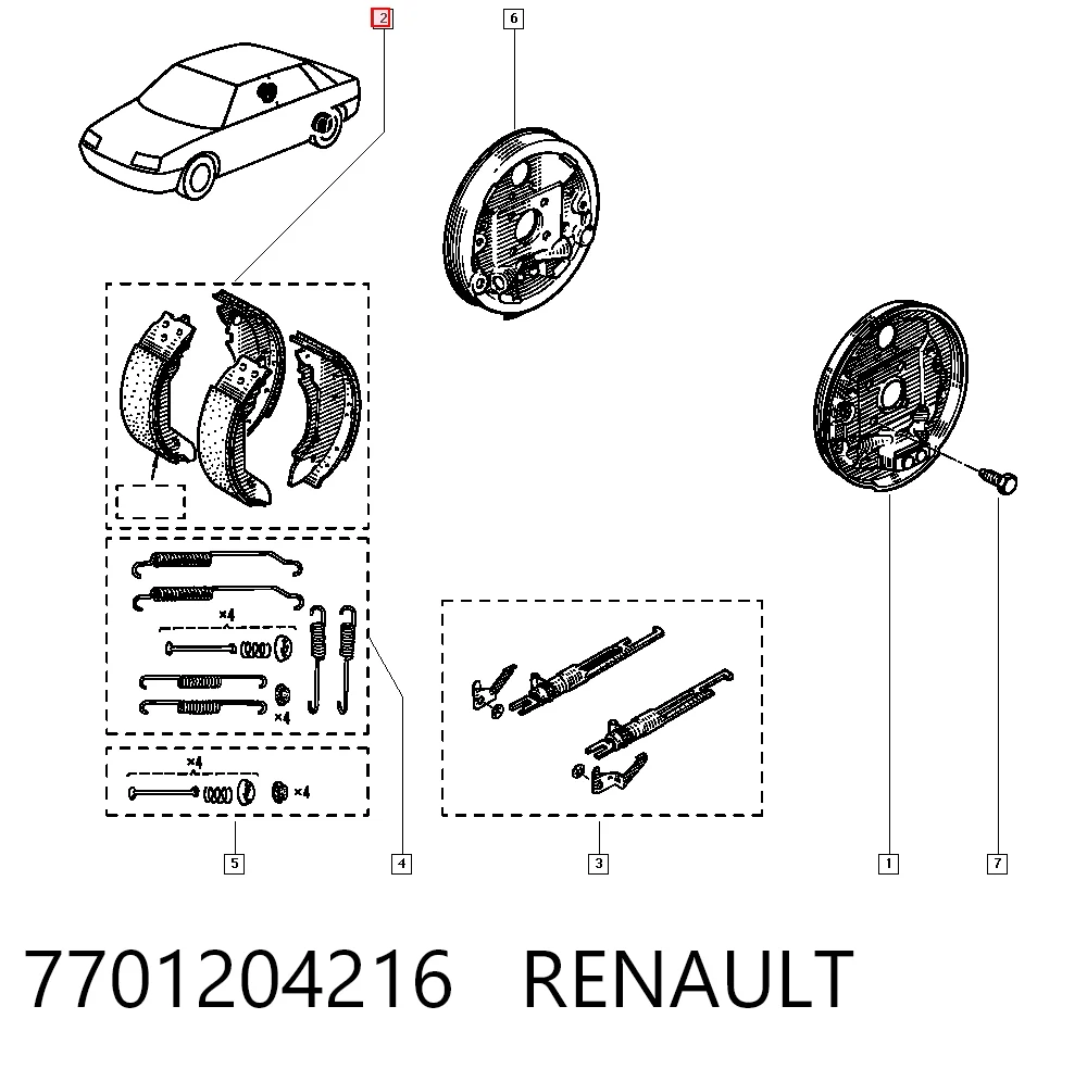 7701204216 Renault (RVI)