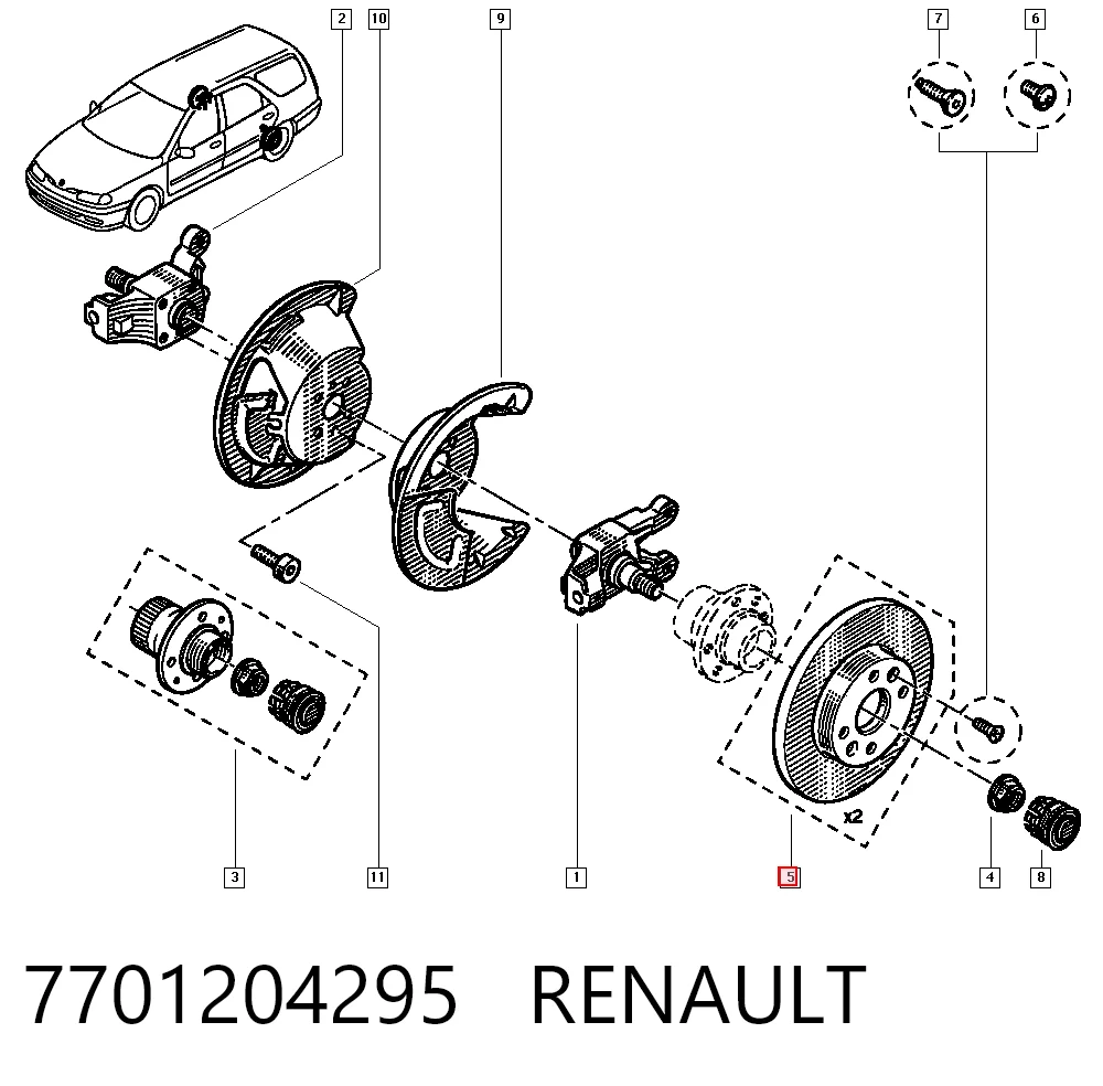 7701204295 Renault (RVI)